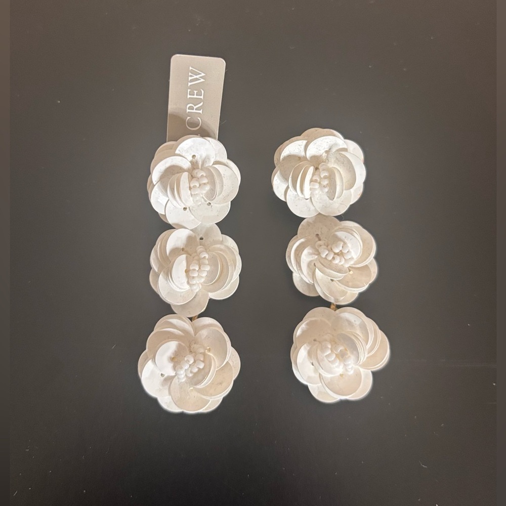 J. Crew Flower Earrings